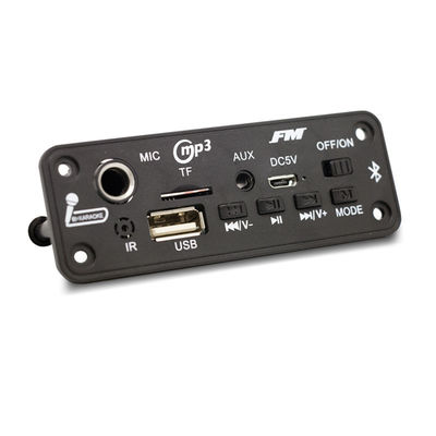 2X3W BT 5.0 Декодерная плата с FM-радио и MP3-плеером для воспроизведения аудио