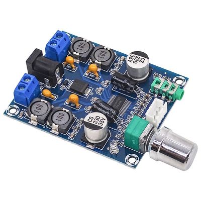 DC12-28V Усилитель мощности аудио панель двойного канала 45W * 2 Стерео Линейный HD Edition
