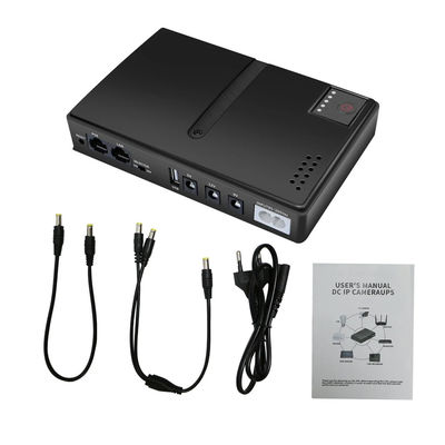 Мини 10400mAh 36W бесперебойный источник питания (UPS) для роутера Модем CCTV камера безопасности AC DC Конфигурируемый источник питания