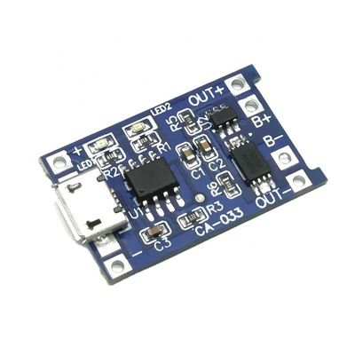 CA-033 Micro Type-c USB 5V зарядная панель с двойными функциями 1A Литий-ионный батарейный зарядной модуль 18650 TP4056 Стандарт