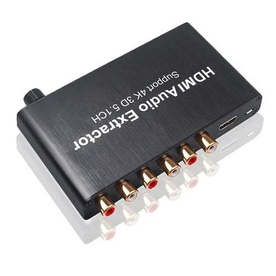 HDMI на 3,5 мм RCA Аналоговый аудио конвертер Экстрактор Декодер Усилитель для PS4 DVD 5.1 Канал звукоразделятель Частная форма