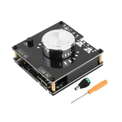 BT 5.0 Дигитальная панель усилителя мощности 100 Вт * 2 Стерео Мини DIY аудио модуль с поддержкой U Диска и AUX ввода