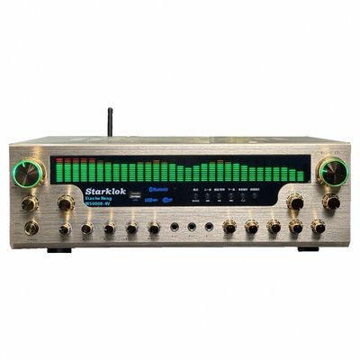 8000SW Флагманская версия 7.1 CH 2500W Домашний усилитель Полный алюминиевый сплав Золотое тело Двойной кольцевой коровьей перегородкой Стереоусилитель