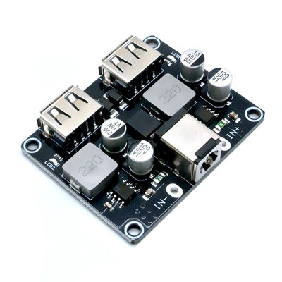Конвертер самца оленя DC-DC поручая понижение модуль 6-32V 9V 12V 24V голодать USB QC3.0 QC2.0 быстрой доски заряжателя двойной