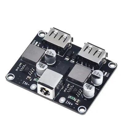 Конвертер самца оленя DC-DC поручая понижение модуль 6-32V 9V 12V 24V голодать USB QC3.0 QC2.0 быстрой доски заряжателя двойной