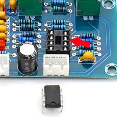 NE5532 Усилитель Аудиомодуль Класс D Цифровой Усилитель с входом DC12V-24V и регулировкой громкости требл-басов