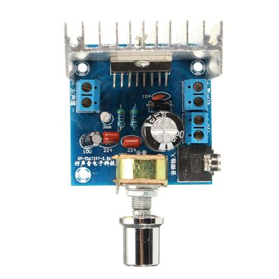Канал пользы 2,0 двойника доски AC/DC усилителя TDA7297 2x15W 12V мини