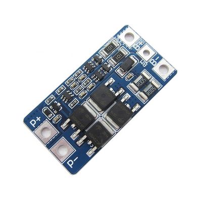 модуль 46,7 * 23 * 3.15mm электропитания доски 10A 8.4V 18650 2s Bms