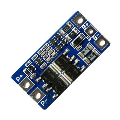 модуль 46,7 * 23 * 3.15mm электропитания доски 10A 8.4V 18650 2s Bms