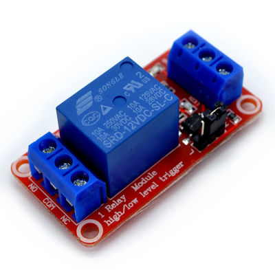 Реле одиночного канала пути 12v модуля командного реле 1 доски PCB