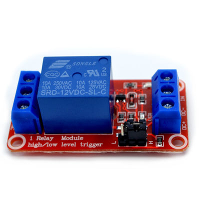 Реле одиночного канала пути 12v модуля командного реле 1 доски PCB