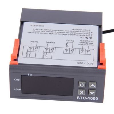 STC-1000 Цифровой контроллер влажности AC 110V-220V, система мониторинга температуры термостата