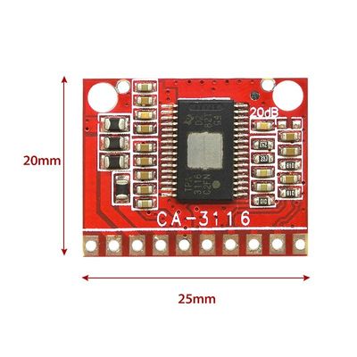 Доска 50W усилителя силы цифров модуля усилителя CA-3116 аудио