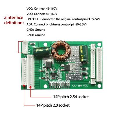 CA-366 привело доску Pcb водителя 26&quot; - 55&quot; с электропитанием 19V
