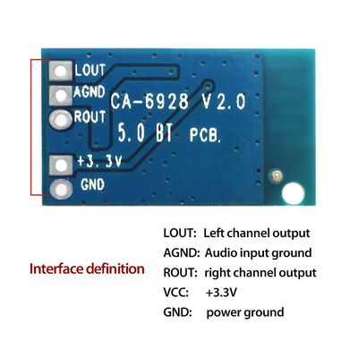 Канал силы цифров модуля усилителя диктора Creatall CA-6928 Bluetooth