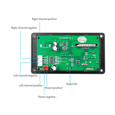 ICCS8673E 80 Вт MP3-декодер DC 5 В-26 В Bluetooth аудио модуль плата усилителя мощности системы