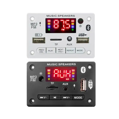 USB автомобиля модуля доски расшифровывать Mp3 6V 12V Bluetooth 5,0 беспроводной