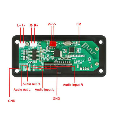 mp3 плеер модуля 2*25W 50W Bluetooth аудио с дистанционным управлением