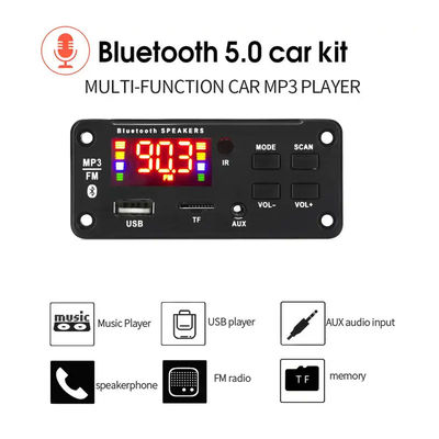 mp3 плеер модуля 2*25W 50W Bluetooth аудио с дистанционным управлением