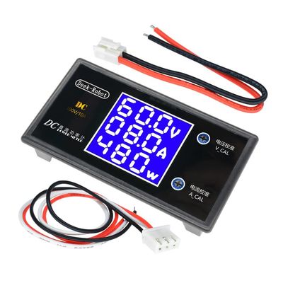 DC 0-100V 10A 1000W амперметра вольтметра ваттметра LCD цифров