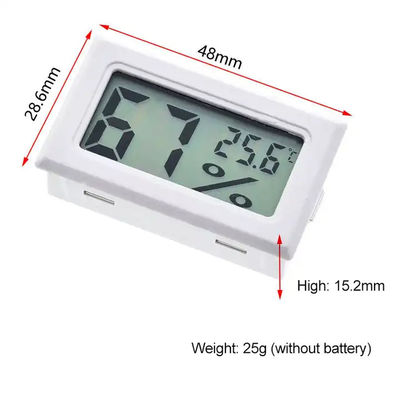 Крытые мини батареи кнопки DC 1.5V LR44 влагомера 2 LCD цифров термо-