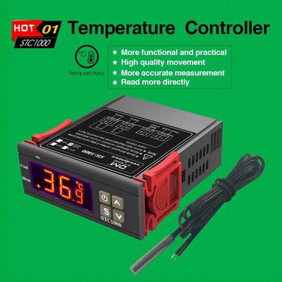 Регулятор 10A влажности цифров дисплея LCD с AC 110-220V датчика NTC