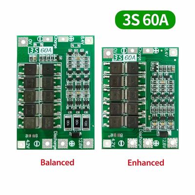 3S 4S 25A 40A 60A BMS батарейная панель защиты Литий-ионная батарея зарядная панель