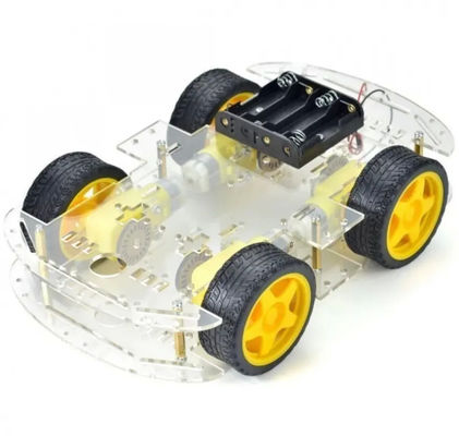 Более длинная версия 4WD Smart Robot Car Chassis Kit 4 колеса двойной слой