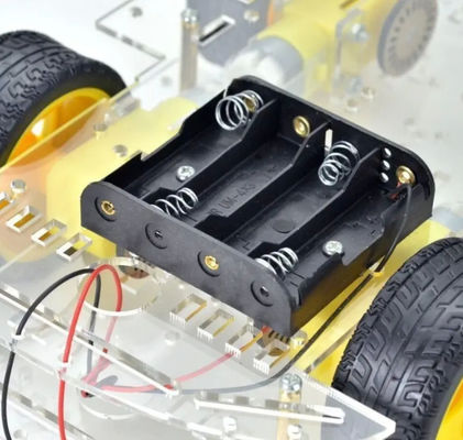Более длинная версия 4WD Smart Robot Car Chassis Kit 4 колеса двойной слой
