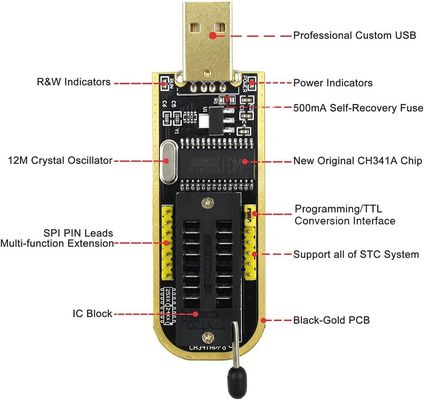 CH341 Модуль CH341 24 25 Серия EEPROM Flash BIOS Модуль программирования USB 93CXX/25CXX /24CXX