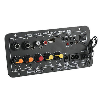 D10 Digital Power Amplifier Board с выходной мощностью 30-120 Вт Bluetooth 5.0 и двойным микрофоном для субвуфера и караоке