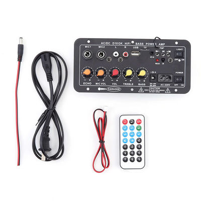 D10 Digital Power Amplifier Board с выходной мощностью 30-120 Вт Bluetooth 5.0 и двойным микрофоном для субвуфера и караоке