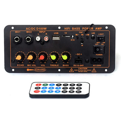 D100W Bluetooth 5.0 Усилитель питания AC 220V DC 12-24V 5V Модуль беспроводной связи для 8-12 дюймов