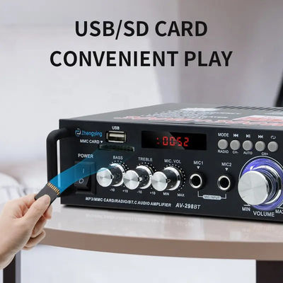 120 Вт LDZS AV-298BT стереоусилитель с беспроводным BT 2.0 и качеством звука HIFI