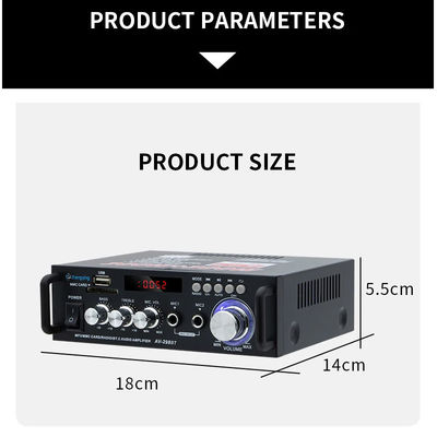 120 Вт LDZS AV-298BT стереоусилитель с беспроводным BT 2.0 и качеством звука HIFI