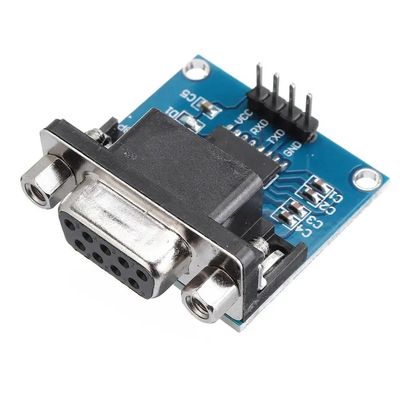 5.5V MAX3232 MAX232 Модуль RS232 к TTL Серийный порт преобразователь DB9