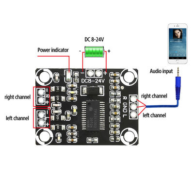 TPA3110 Высокопроизводительная аудиоусилительная панель 15W*2 DC 8-18V