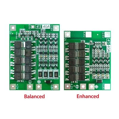 CA-4S-40A Литий-ионное зарядное устройство Липо-элементный модуль PCB BMS Защитная панель для бурового двигателя 12.6V с балансом