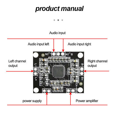 CA-8610 Digital Power Amplifier Board 2*15w Двухканальный стерео мини класс D PAM8610
