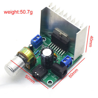 CA-7297 Модуль цифрового усилителя двойного канала 15W + 15W Аудиоусилительная плата с чипом TDA7297 для DIY Kit DC 12-24V
