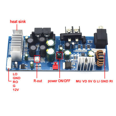 CA-3116A Digital Subwoofer Amplifier Board с чипом TPA3116 2*50W 8-24V модуль усилителя