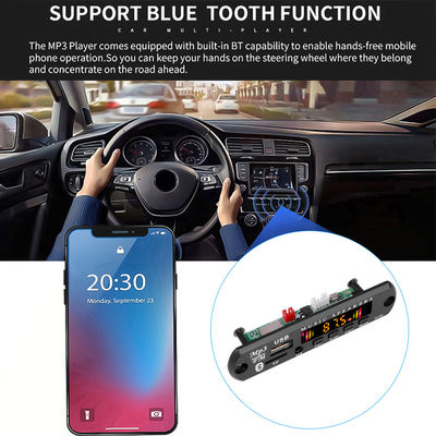 Усилитель автомобиля Модуль Bluetooth с цветовым экраном и усилителями дистанционного управления