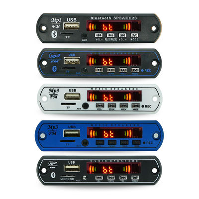 Функция радио FM MP3 BT Decoder Board Беспотерянный аудио отзыв FM Фолдерный проигрыватель