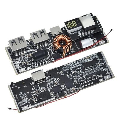 QC4.0 QC3.0 LED Dual USB PD Power Bank 18650 Модуль зарядки с регулировкой температуры