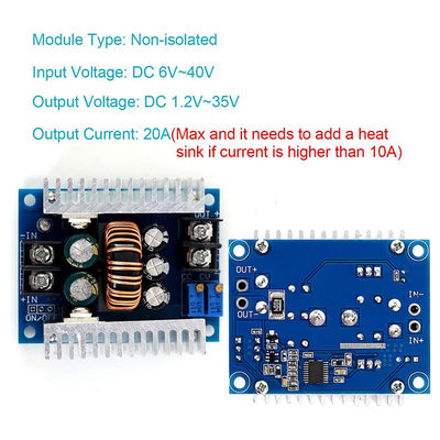 300 Вт 20 А постоянного тока- постоянного тока Buck Converter Step Down Module с ограничивающим диапазоном тока 0,2-20 А