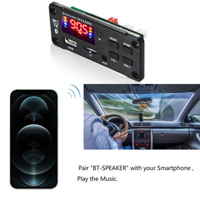 Модуль автомобильного аудиоусилителя Bluetooth 5.0 мощностью 50 Вт с USB TF FM-радио и каналами 5.0