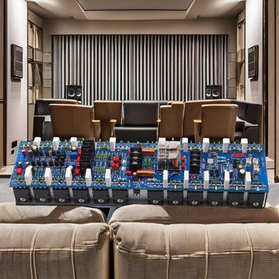 Профессиональная панель усилителя 2x1000W 24 Tube 5200 1943 Модуль усилителя высокой мощности
