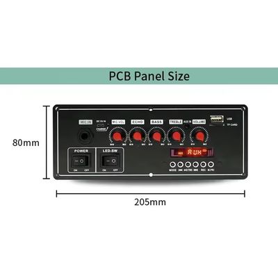 Функция звукозаписывающего устройства 2x20W 7.4V беспроводный проводный микрофон коляска громкоговоритель Звук Bt декодер Усилительная плата