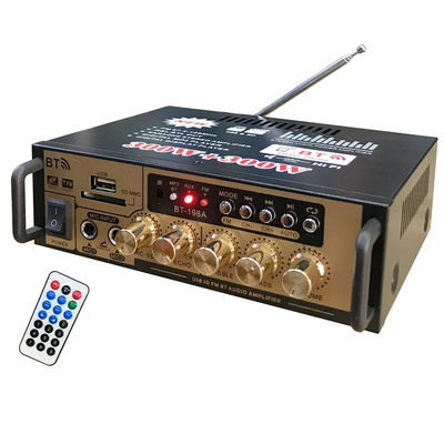 Домашний аудиоусилитель Mini 12V Lossless U Disk Radio с 2 каналами 2.0 и BT-картой