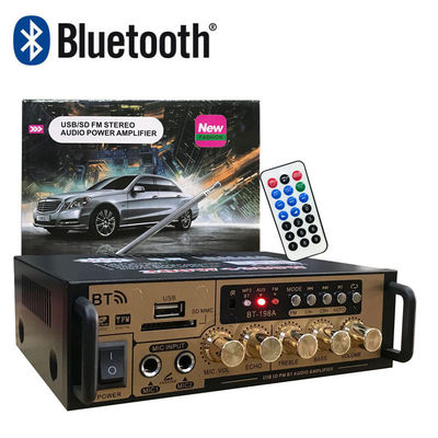 Домашний аудиоусилитель Mini 12V Lossless U Disk Radio с 2 каналами 2.0 и BT-картой